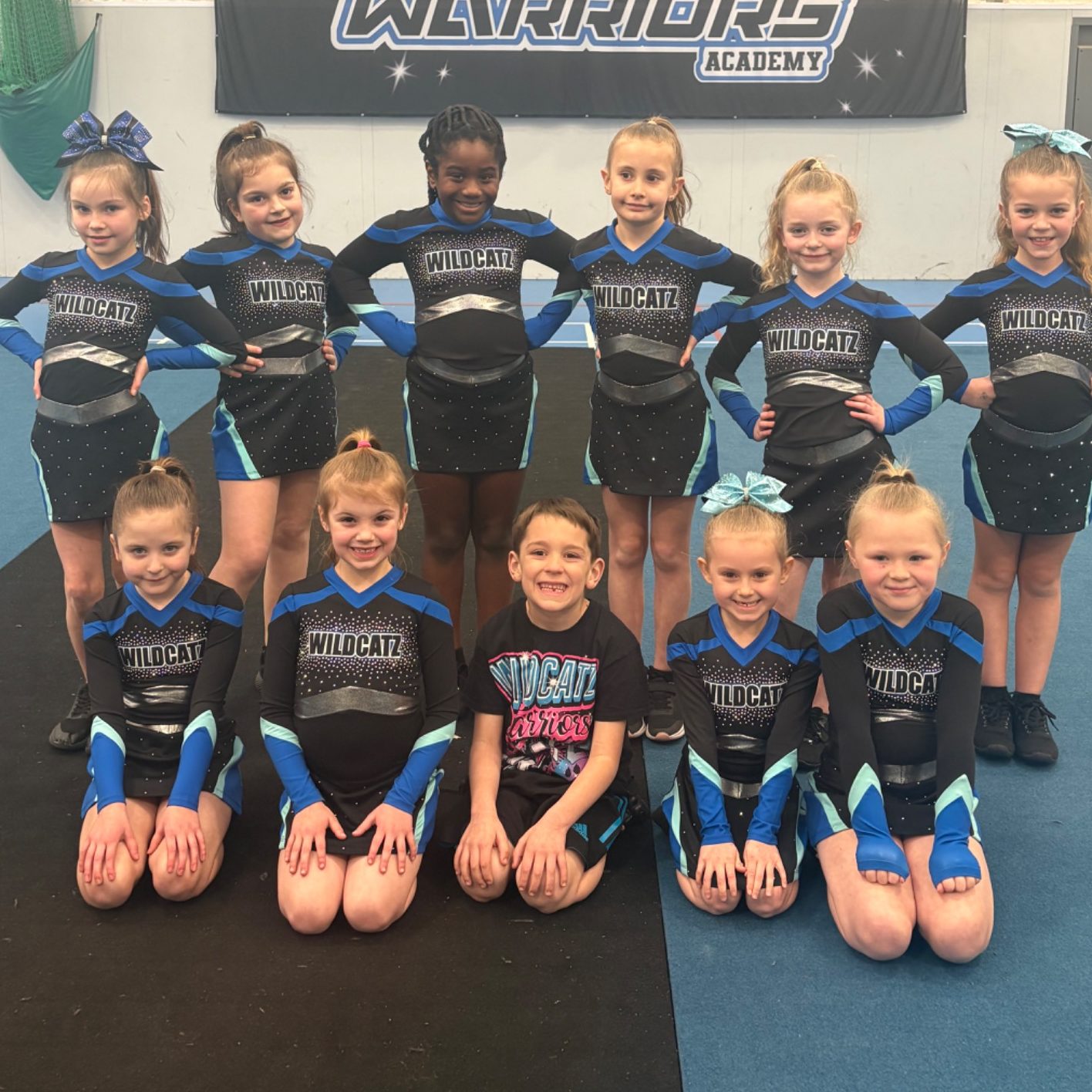 Wildcatz Warriors U8 prep squad. - Ages 6-8 - Beginner cheerleading for children born 2018-2022 in Wiltshire