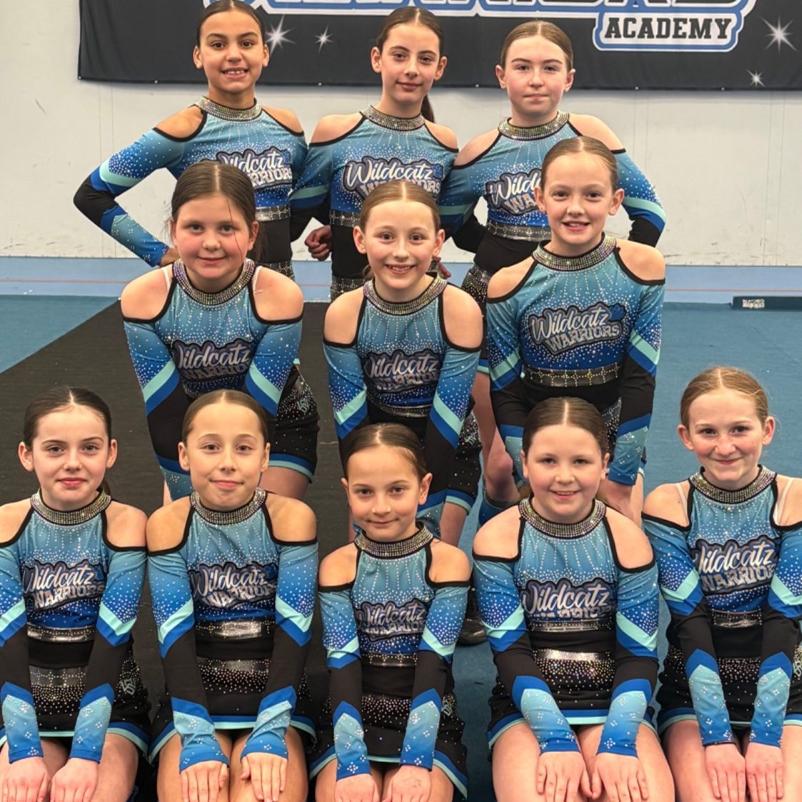 Wildcatz Warriors U16 Elite squad. - Ages 8-12 - Advanced cheerleading for children born 2014-2019 in Wiltshire