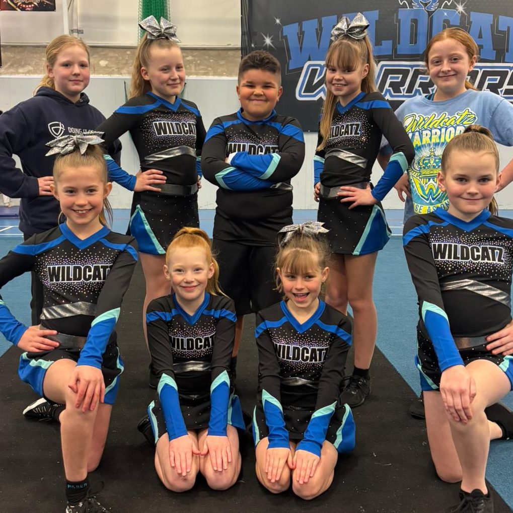 Wildcatz Warriors U12 prep squad. - Ages 8-12 - Beginner cheerleading for children born 2014-2019 in Wiltshire